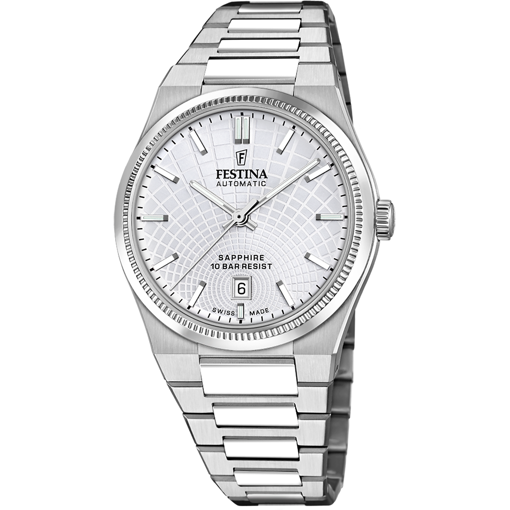 Relógio festina swiss made f20083/1 prata cinza homem_PRODUCT