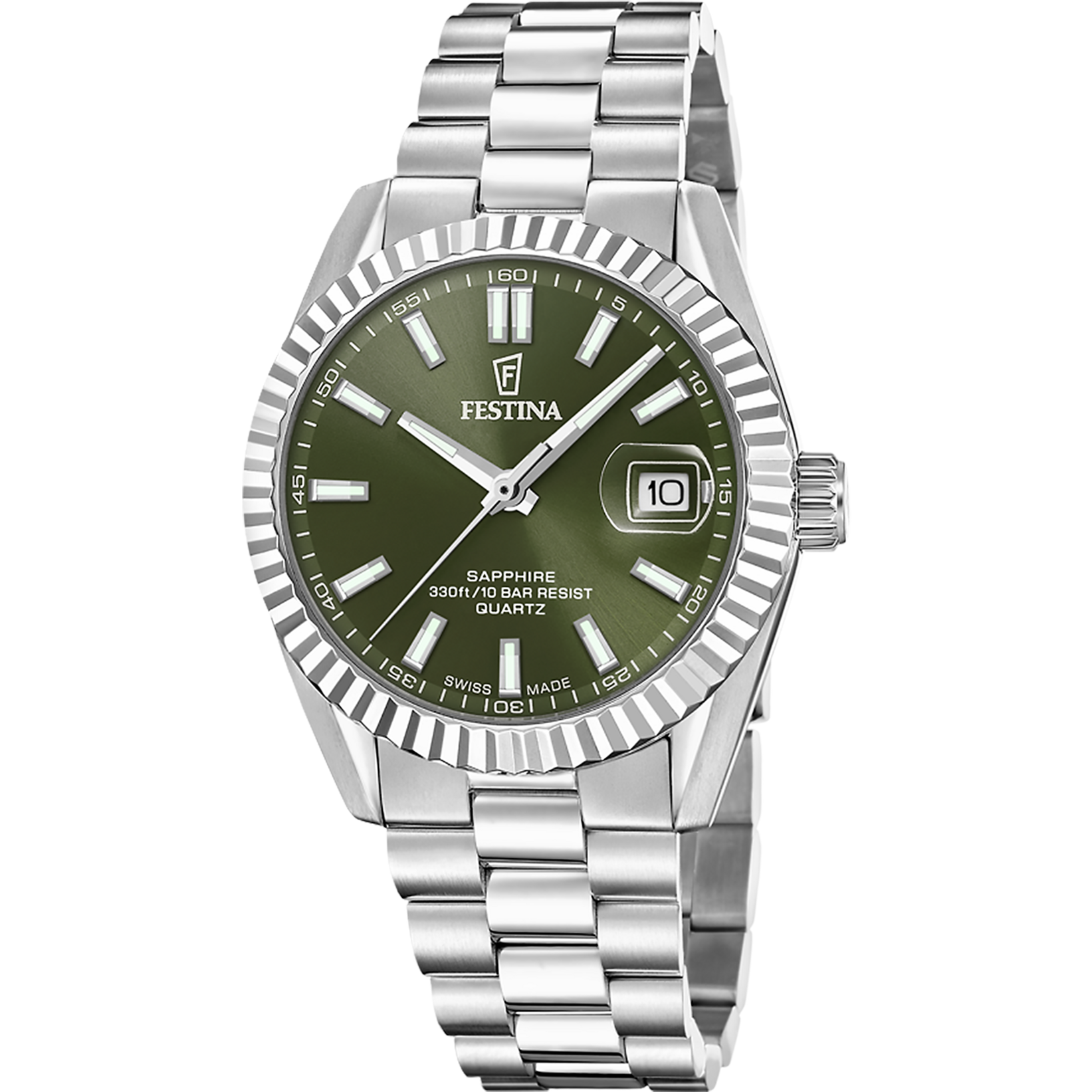 Relógio festina swiss made f20084/c verde homem_PRODUCT
