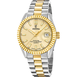 Relógio festina swiss made classic steel f20085/a dourado pulsera de de aço inoxidável, homem_PRODUCT