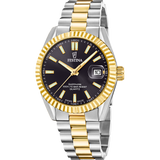 Relógio festina swiss made classic steel f20085/c preto pulsera de de aço inoxidável, homem_PRODUCT