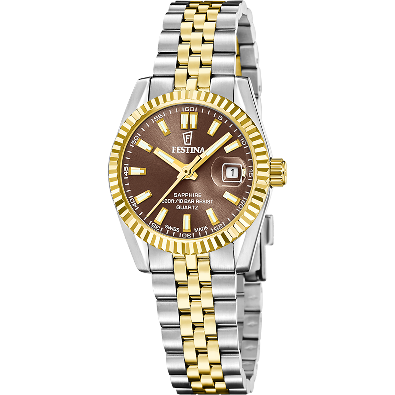 Relógio de mulher festina swiss made classic steel f20088/3_PRODUCT