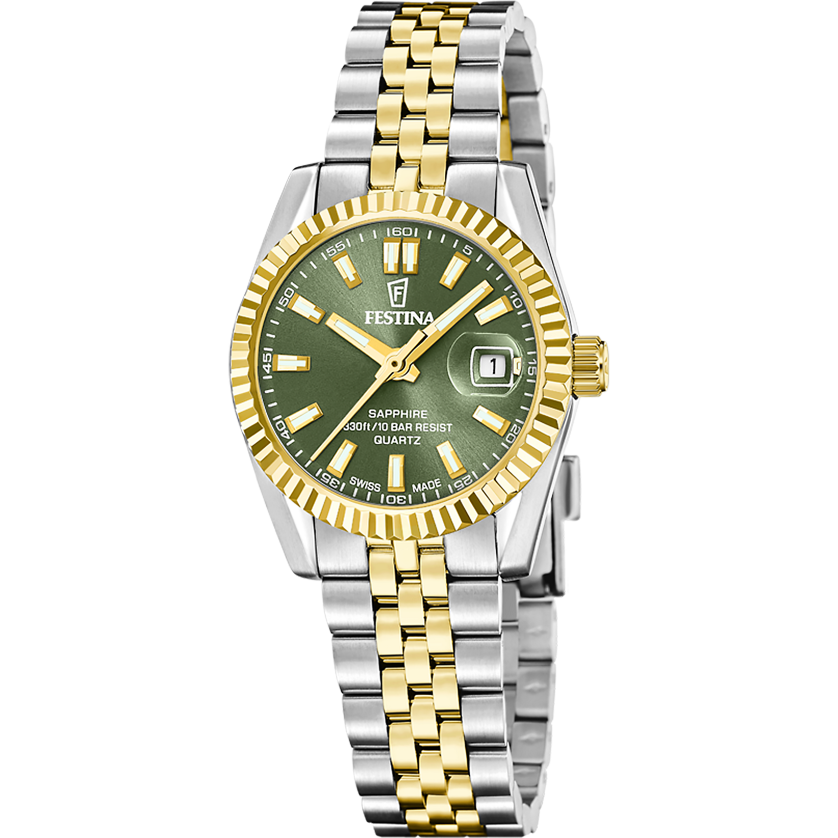 Relógio de mulher festina swiss made classic steel f20088/4_PRODUCT