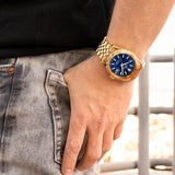 Relógio festina swiss made automatic f20092/3 azul pulsera de de aço inoxidável, homem_LIFESTYLE