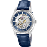 Relógio festina swiss made automatic f20095/2 azul pulsera de couro, homem_PRODUCT