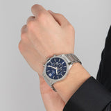 Relógio Festina Timeless Chronograph F20343/7 Azul com Pulseira de Aço para Homem
