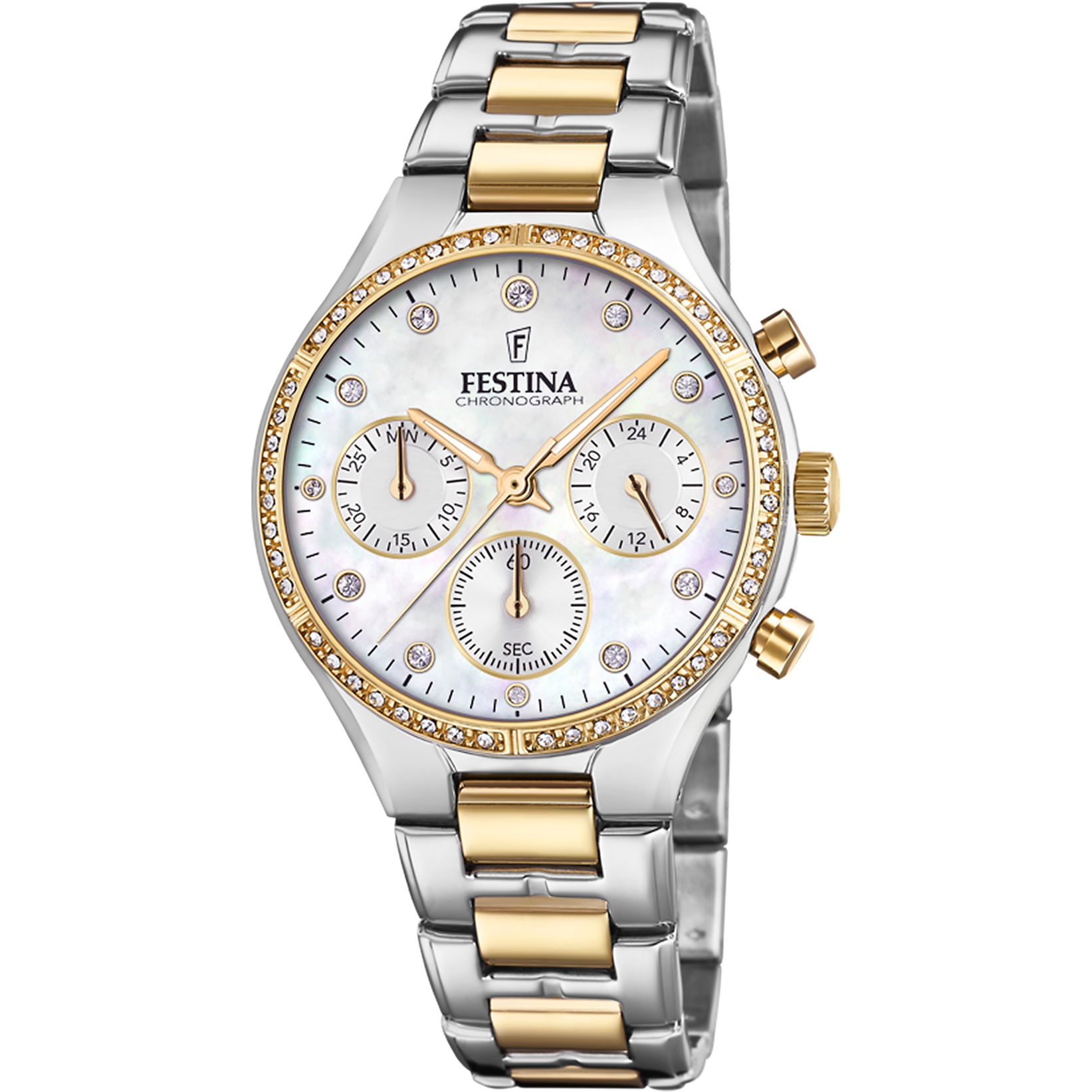 Relógio festina boyfriend f20402/1 madrepérola pulseira de aço, mulher_PRODUCT