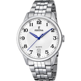 Relógio festina classics f20425/1 branco correia de aço, homem_PRODUCT