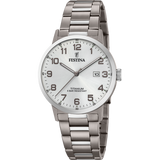 Relógio Festina Titânio F20435/1 Prateado com Bracelete de Titânio, Masculino