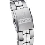 Relógio Festina Classics F20437/1 Branco com Bracelete de Aço, Homem