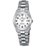 Relógio festina classics f20438/1 branco com correia de aço, mulher_PRODUCT