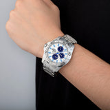 Relógio festina coleção multifuncional f20445/1 prateado com pulseira de aço, para homem._LIFESTYLE