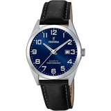 Relógio festina classics f20446/2 azul com correia de couro, homem._PRODUCT