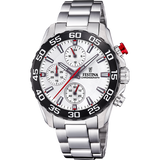 Relógio festina junior collection f20457/1 branco com correia de aço infantil