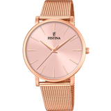 Relógio Festina Boyfriend F20477/1 rosa com bracelete de aço, mulher