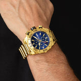 Relógio festina prestige f20492/2 azul com correia de aço, homem.