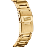 Relógio festina prestige f20492/4 preto com correia de aço, para homem.
