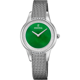 Relógio Festina Mademoiselle F20494/7 Verde Pulseira de Aço Inoxidável 316L, Mulher