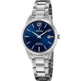 Relógio Festina Classics F20509/3 Azul com Bracelete de Aço, Mulher