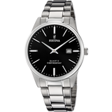 Relógio Festina Classics F20511/4 Preto com Bracelete de Aço, para Homem