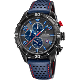 Relógio festina timeless chronograph f20519/3 cinza pulseira de couro, homem_PRODUCT