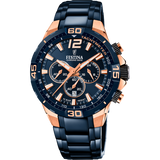 Relógio Festina Edições Especiais F20524/1 Azul com Pulseira de Aço para Homem