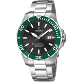 Relógio festina automático f20531/2 preto com correia de aço, para homem._PRODUCT