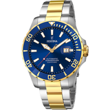 Relógio Festina Automático F20532/1 Azul com Pulseira de Aço, Homem