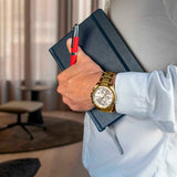 Relógio festina timeless chronograph f20541/1 prateado com correia de aço, para homem._LIFESTYLE