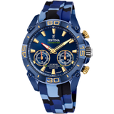 Relógio festina novidades f20547/2 azul pulsera de de aço inoxidável, homem_PRODUCT