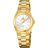 Relógio festina de aço clássico f20557/2 branco com correia de aço, para mulher._PRODUCT