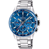 Relógio Festina F20560/3 Azul com Pulseira de Aço, Masculino