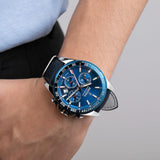 Relógio Festina F20561/3 Azul com Correia de Pele, Homem