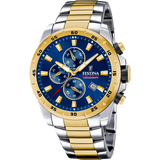 Relógio Festina F20562/2 Azul com Bracelete de Aço, Homem