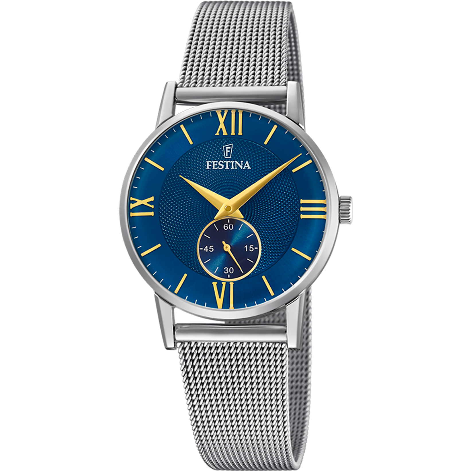 Relógio festina f20572/3 azul com correia de aço, mulher_PRODUCT