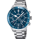 Relógio festina f20575/2 azul com correia de aço, para homem._PRODUCT
