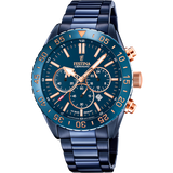 Relógio Festina F20576/1 Azul com Bracelete de Aço, Masculino