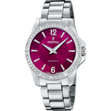 Relógio Festina F20593/2 Bordô para Senhora