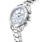 Relógio festina f20603/1 madrepérola pulseira de aço, mulher_ARTISTIC