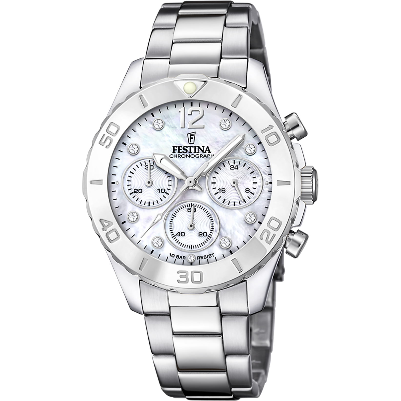 Relógio festina f20603/1 madrepérola pulseira de aço, mulher_PRODUCT