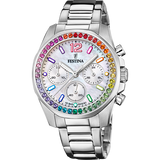 Relógio Festina Rainbow F20606/2 de Aço, Mulher