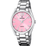 Relógio Festina F20622/M Rosa com Pulseira de Aço Inoxidável 316L, Mulher