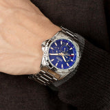 Relógio Festina F20623/2 Azul Pulseira de Aço Inoxidável 316L, Homem