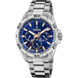 Relógio Festina F20623/2 Azul Pulseira de Aço Inoxidável 316L, Homem