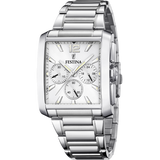 Relógio Festina F20635/1 prateado cinza com bracelete de aço inoxidável 316L, para homem.
