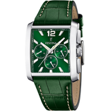 Relógio festina f20636/3 verde com correia de couro, homem