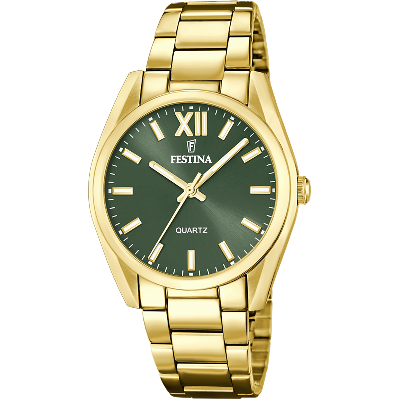 Relógio festina f20640/4 verde com correia de aço inoxidável, mulher_PRODUCT