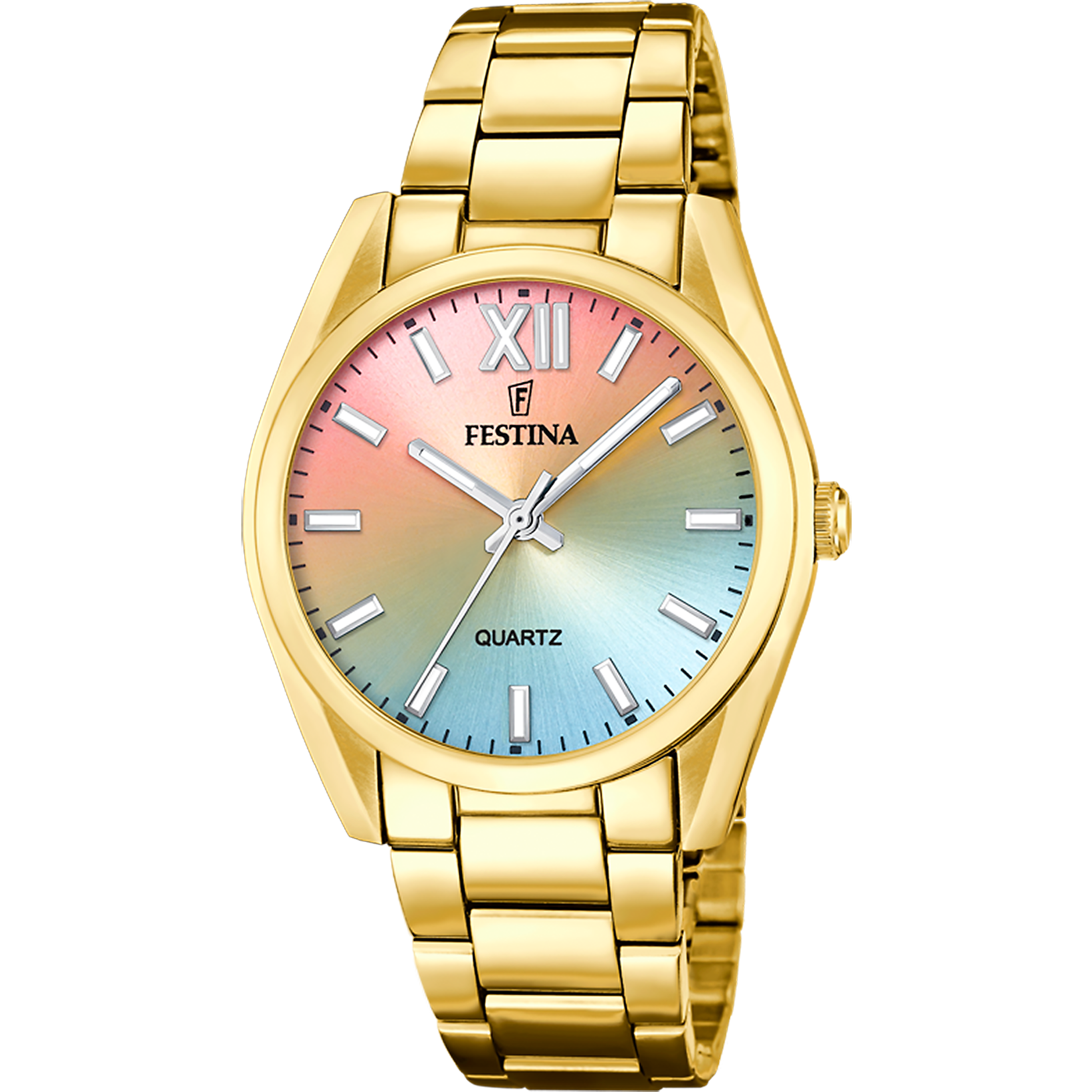 Relógio festina f20640/7 multicolorado pulsera de de aço inoxidável, mulher_PRODUCT