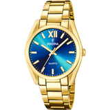 Relógio Festina F20640/8 Azul Pulseira de Aço Inoxidável 316L, Mulher