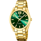 Relógio Festina F20640/9 Verde Pulseira de Aço Inoxidável 316L, Mulher