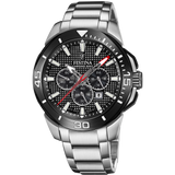 Relógio festina chrono bike f20641/4 preto pulseira de aço inoxidável, masculino_PRODUCT